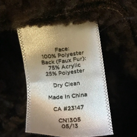 TALBOTS Fur Suede Vest - Picture 7 of 7